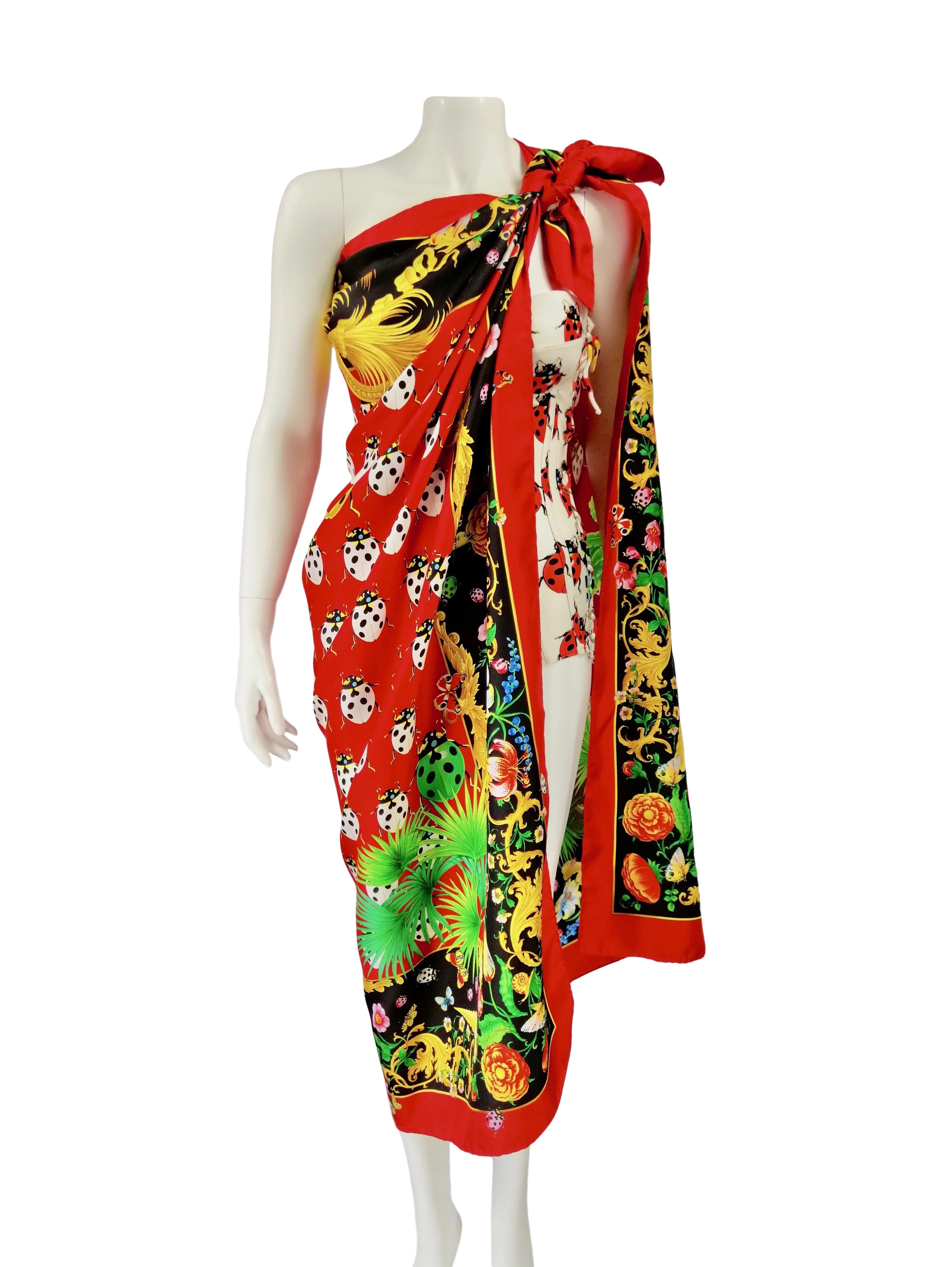 Women's ATELIER VERSACE  silk shawl For Sale