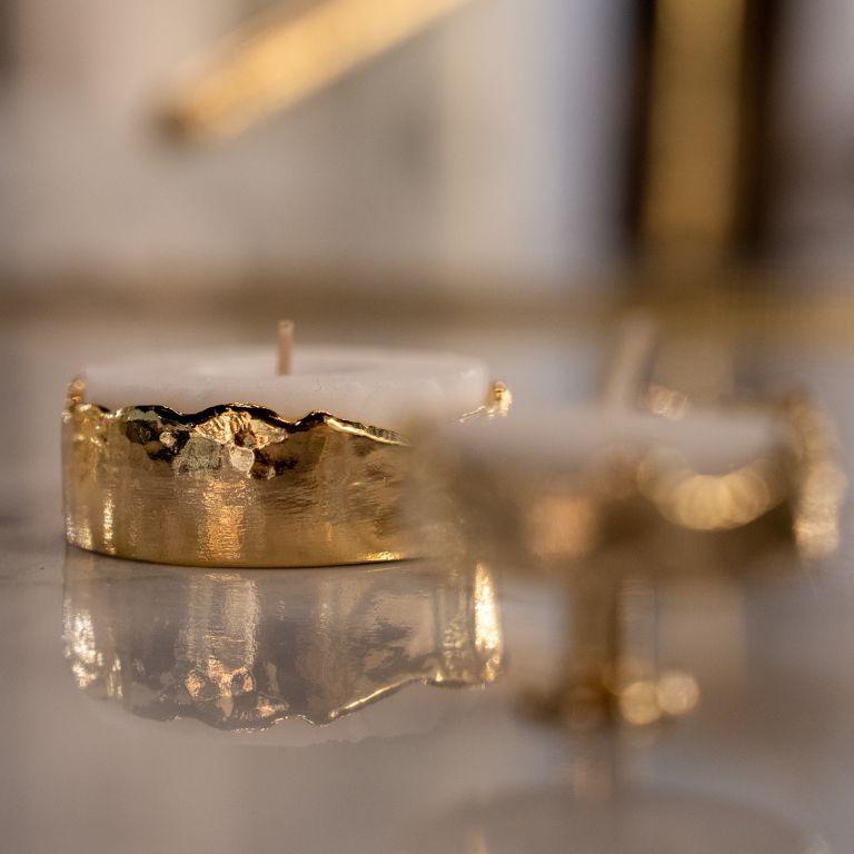 Atélis Maxi - Portacandele d'oro, set di 6, in ottone In condizioni Nuovo in vendita a Porto, PT