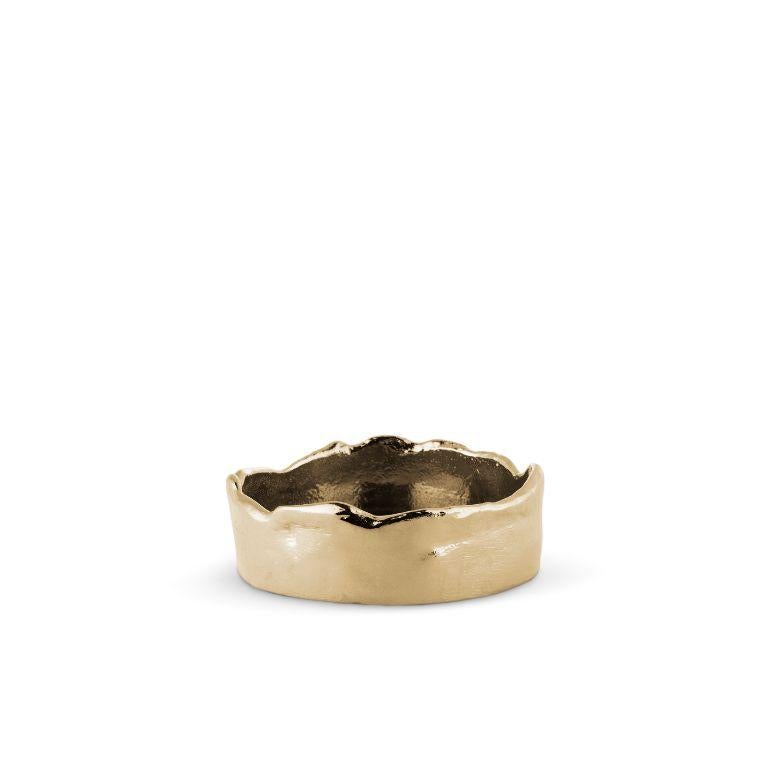 Atélis Maxi - Portacandele d'oro, set di 6, in ottone