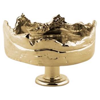 Atélis Small - Gold Brass Tea Light Candle Holder