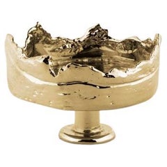 Atélis Small - Gold Brass Tea Light Candle Holder