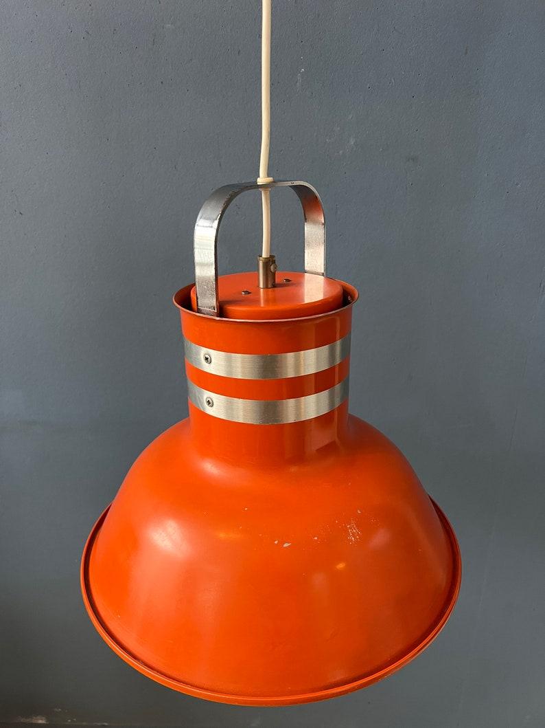 Ateljé Lyktan Orange 'Bucket' Lampada a sospensione A Space Age, anni '70 In condizioni ottime in vendita a ROTTERDAM, ZH