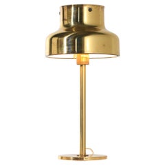 Ateljé Lyktan Lámpara de mesa sueca de latón de los años 70
