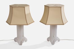 Ateljé Lyktan, Tischlampen, Glas, Stoff, Schweden, 1990er Jahre