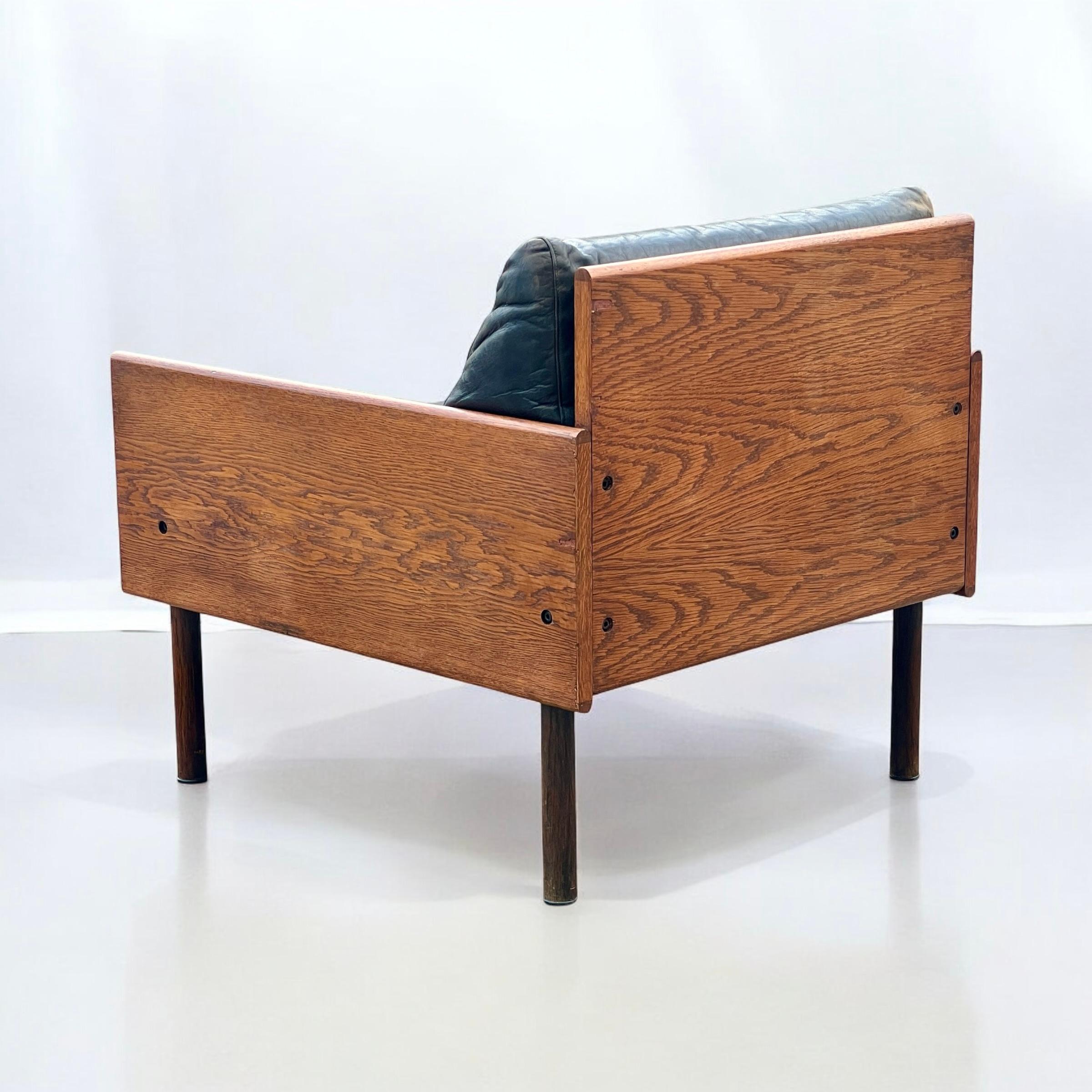 'Ateljee' Leather And Ash Sofa And Armchair By Yrjö Kukkapuro For Haimi Finland For Sale 2