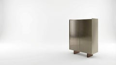 Ateria Glas Highboard von Tonelli Design, hergestellt in Italien.
