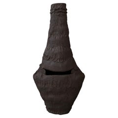ath 26 par asterisque. Vase en grès organique fabriqué à la main, Espagne, New