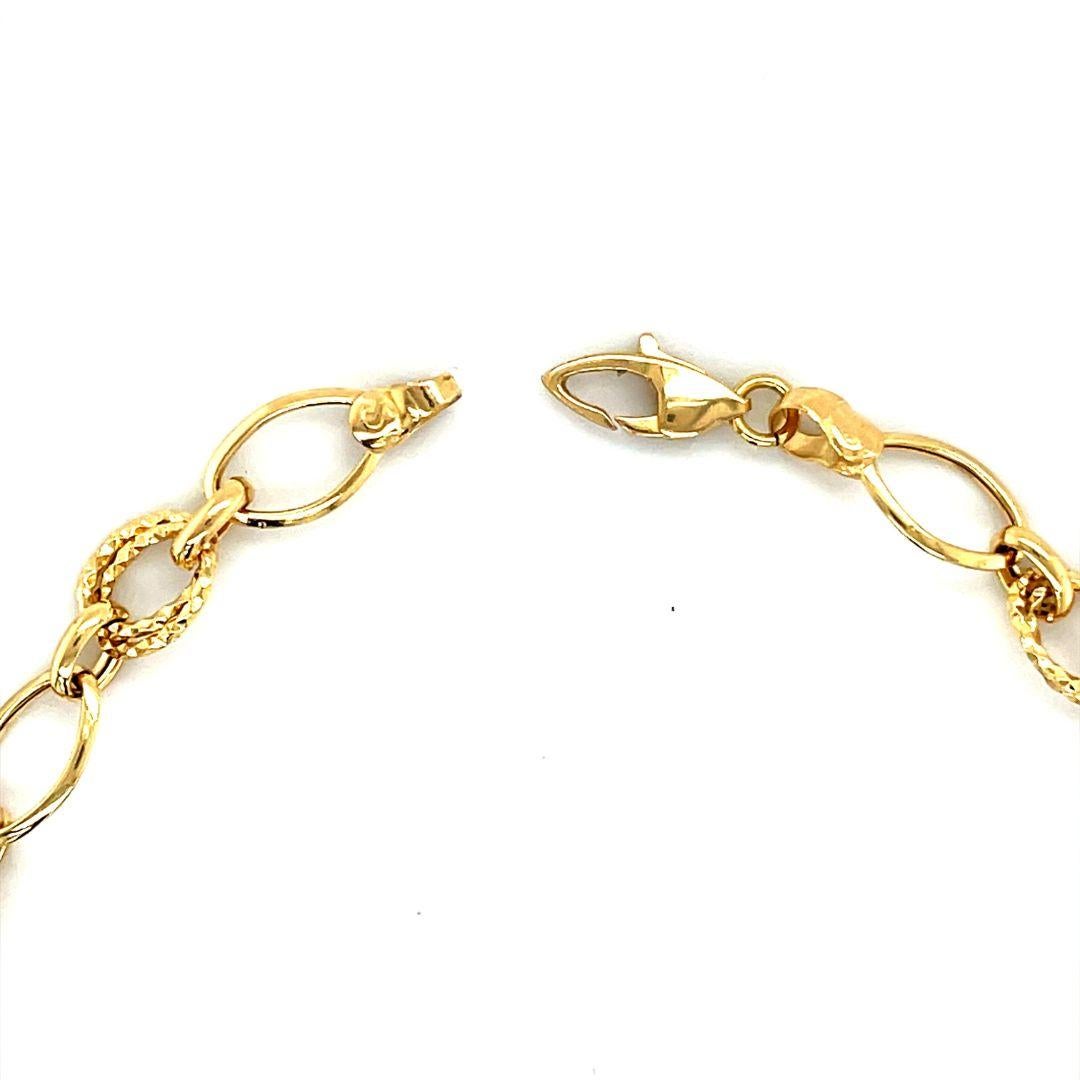 Pulsera de eslabones Athena de oro de 18 quilates Contemporáneo en venta