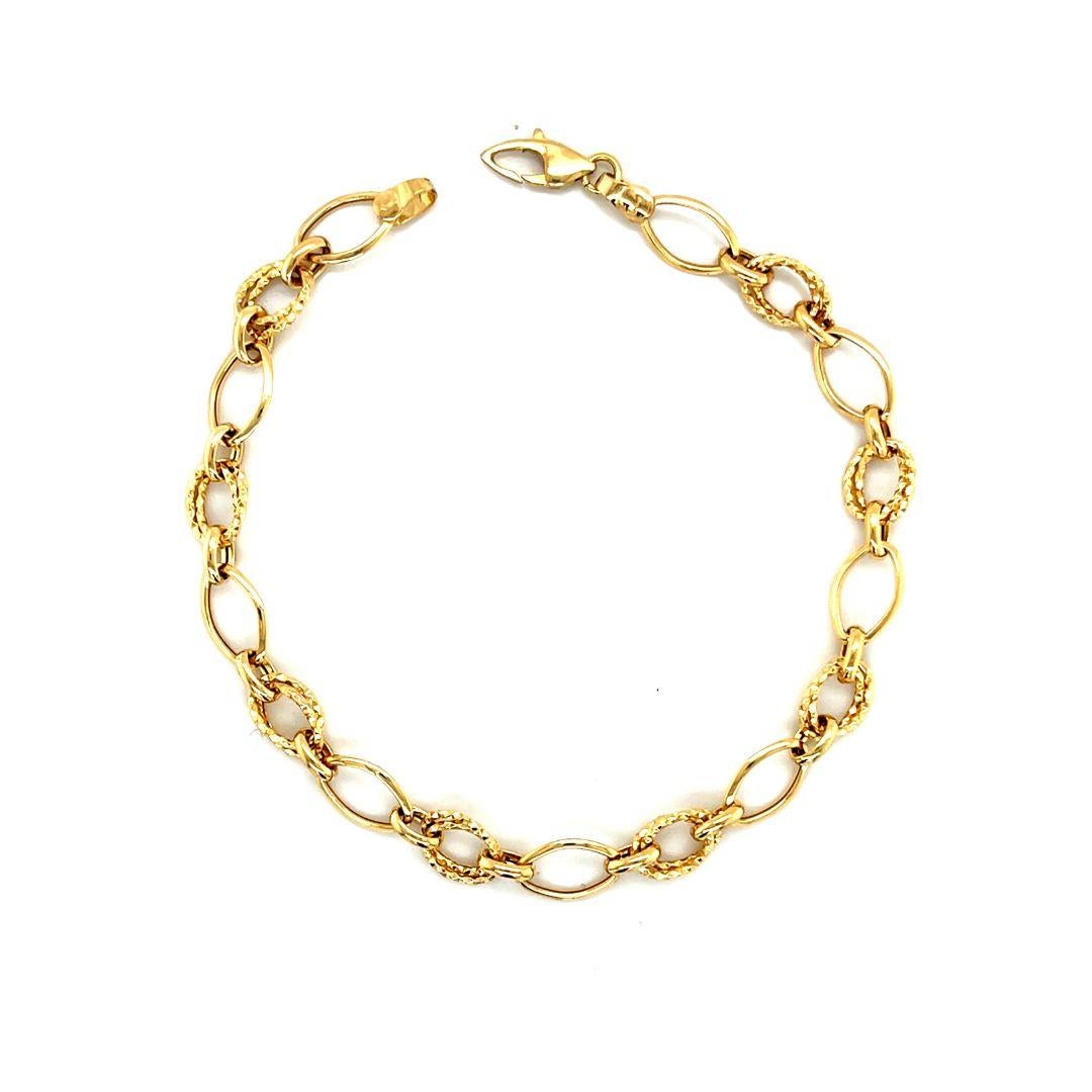 Pulsera de eslabones Athena de oro de 18 quilates en Nuevo estado para la venta en Ridgefield, CT