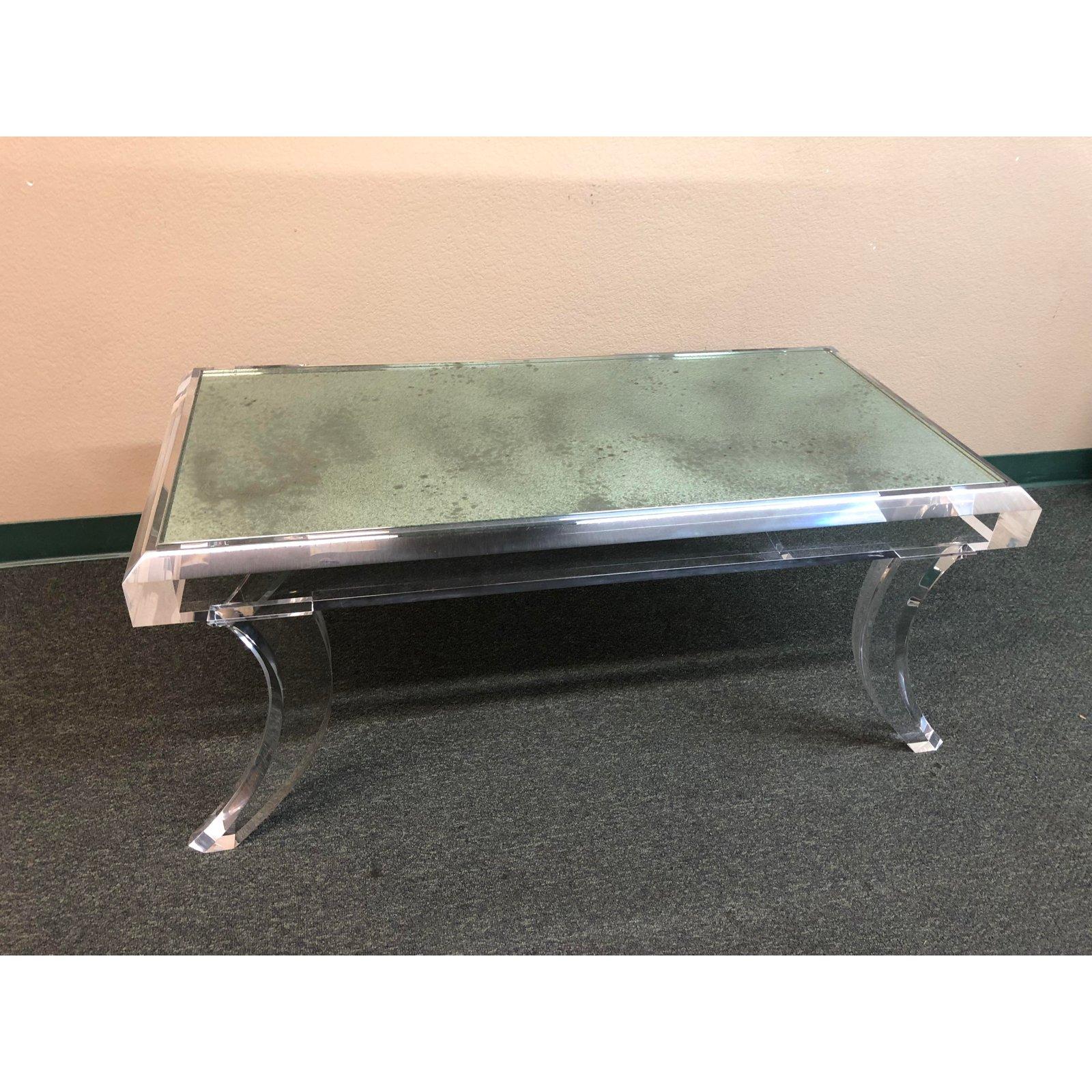 Athena Acrylic Cocktail Table, by Allan Knight For Sale 2