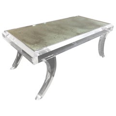 Athena Acrylic Cocktail Table, by Allan Knight