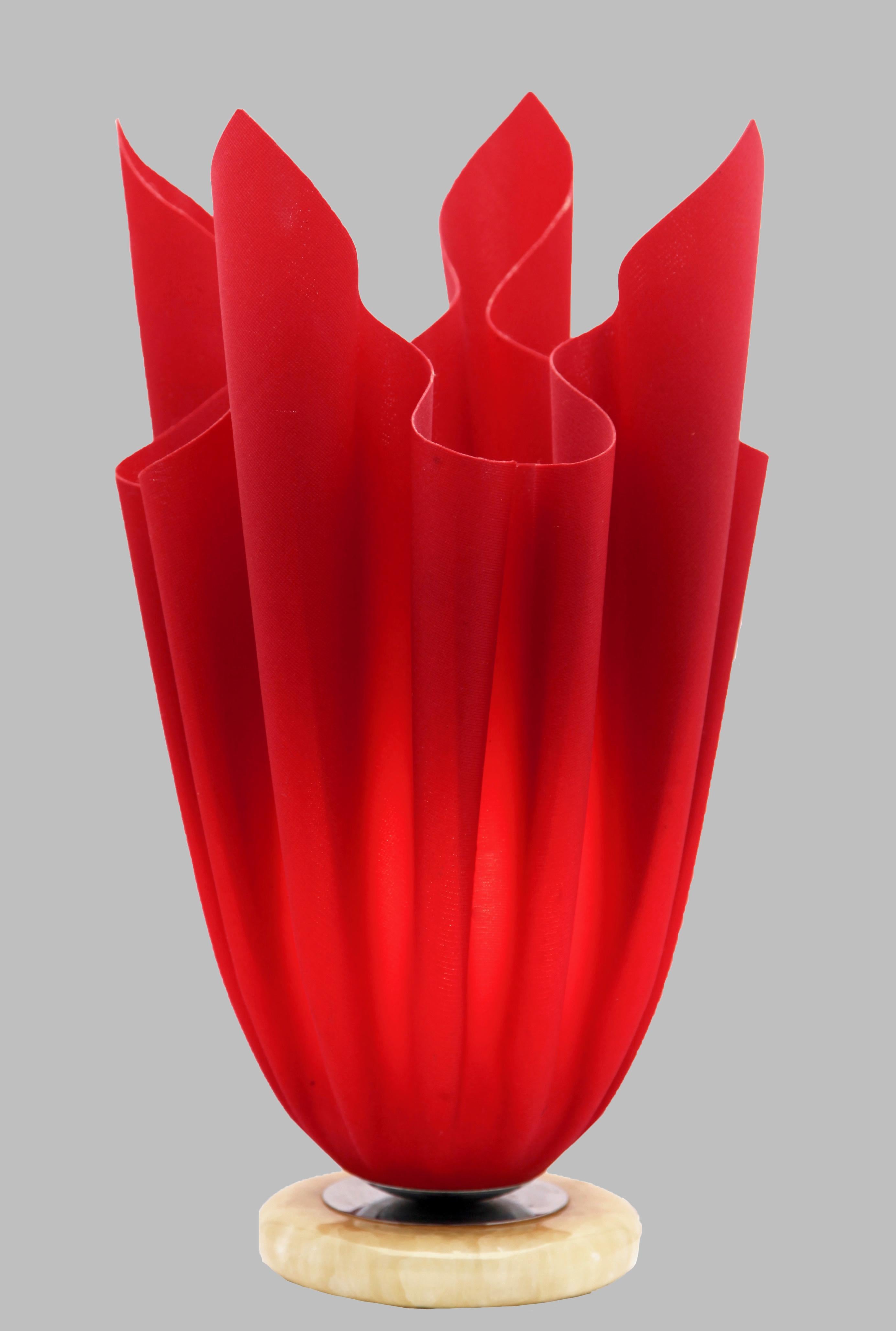 Rare red designer lamp 