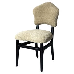 Silla de comedor Athena de DeMuro Das COM, en roble macizo espresso oscuro