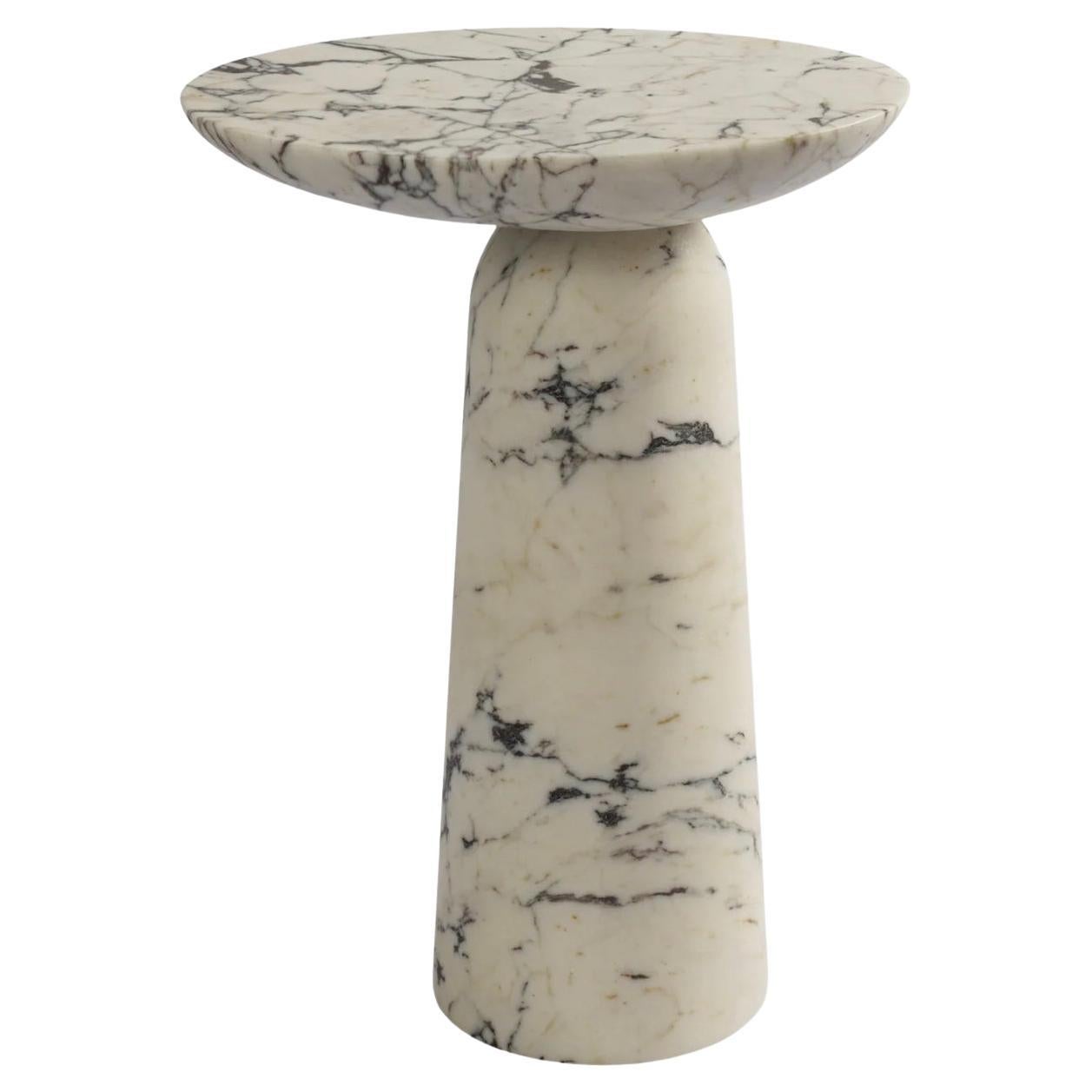 Athena Marble Side Table For Sale
