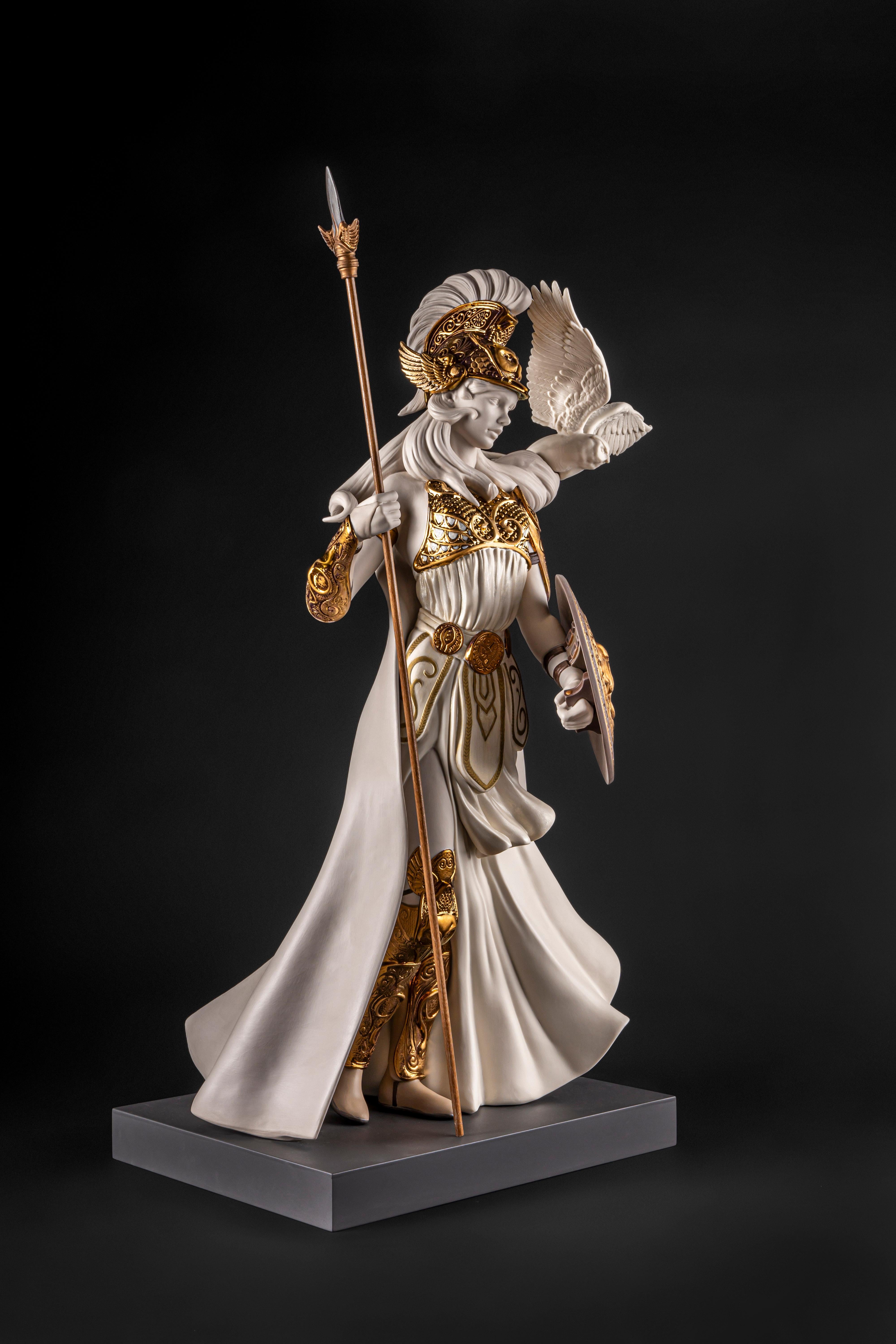 Porcellana Scultura di Atena in vendita
