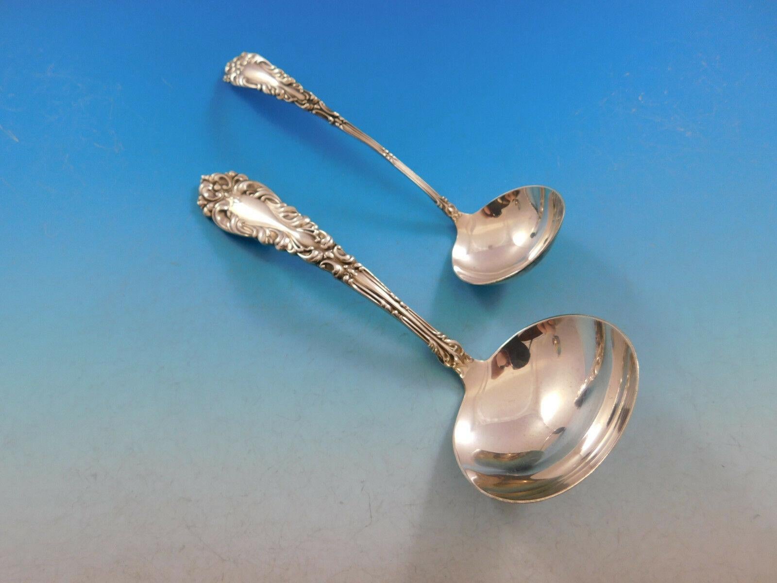 Athene Crescendo by Amston Sterling Silver Flatware Set 12 Service 118 Pc Dinner 4