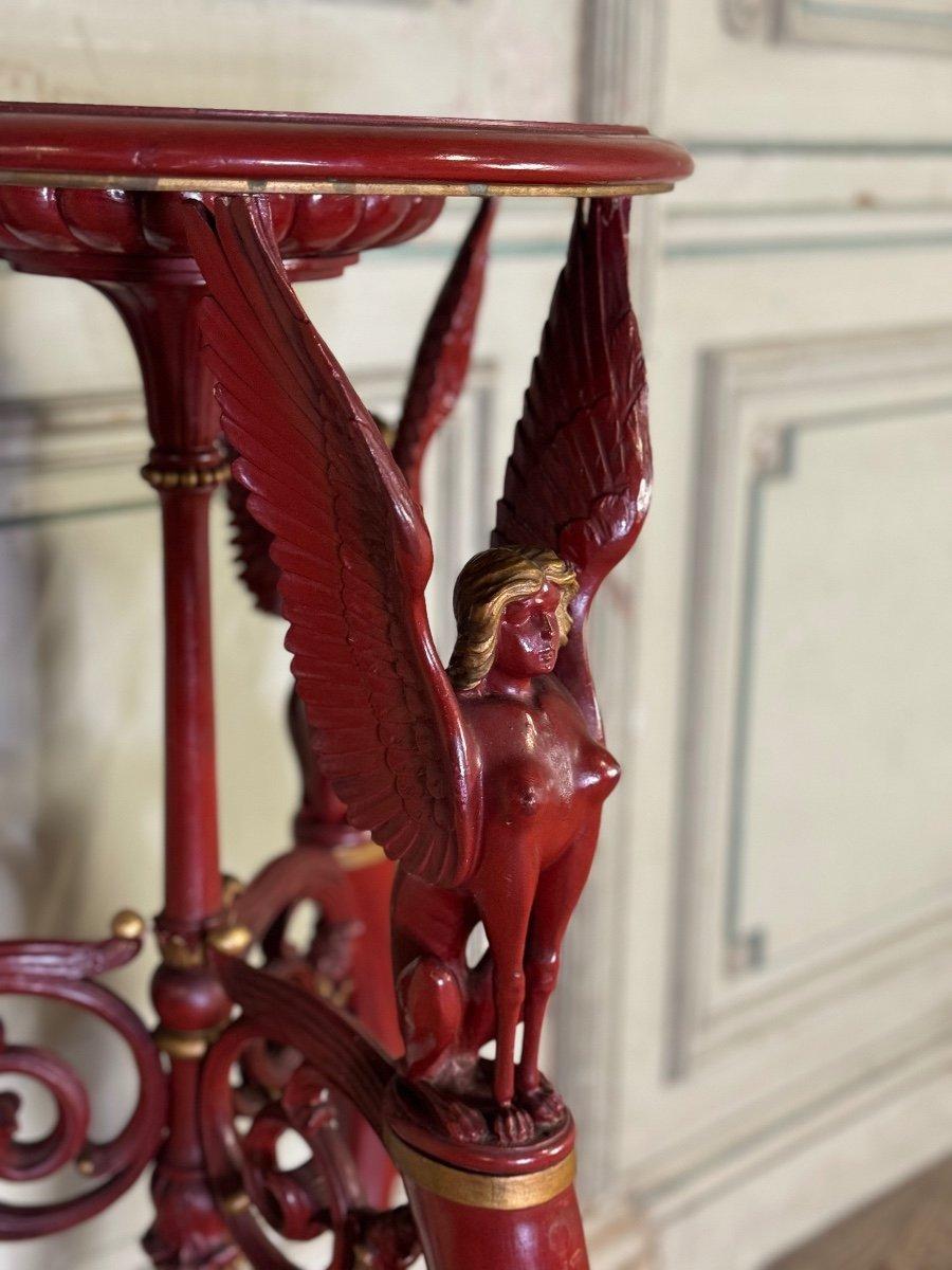 Antiquities Wood Wood, Patina rouge à l'imitation du marbre rouge antique en vente 3