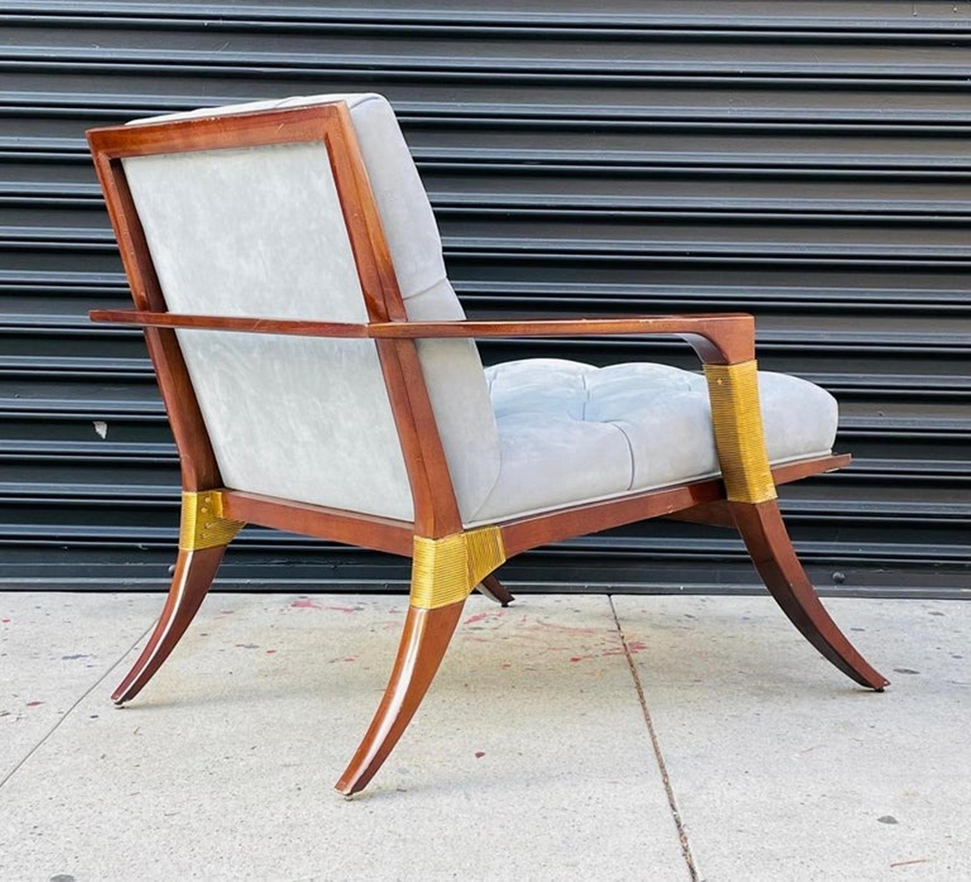 Bronzo Athens Lounge Chair di Thomas Pheasant per Baker Furniture in vendita