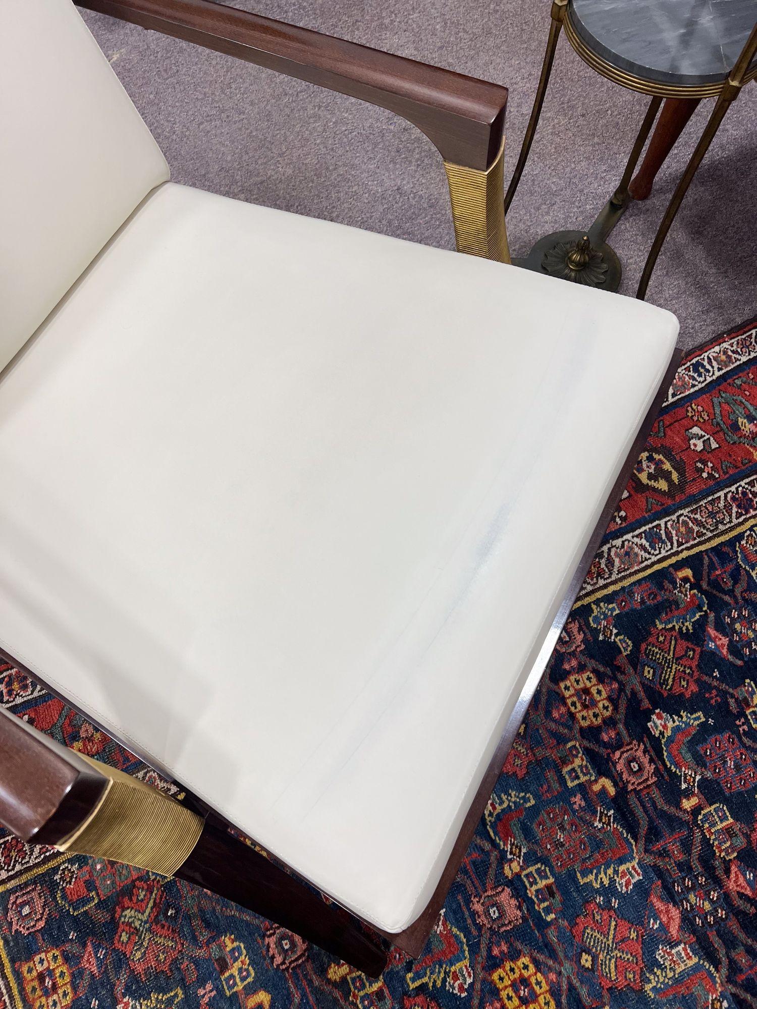Athens Loungesessel aus Leder von Thomas Pheasant für Baker im Angebot 8