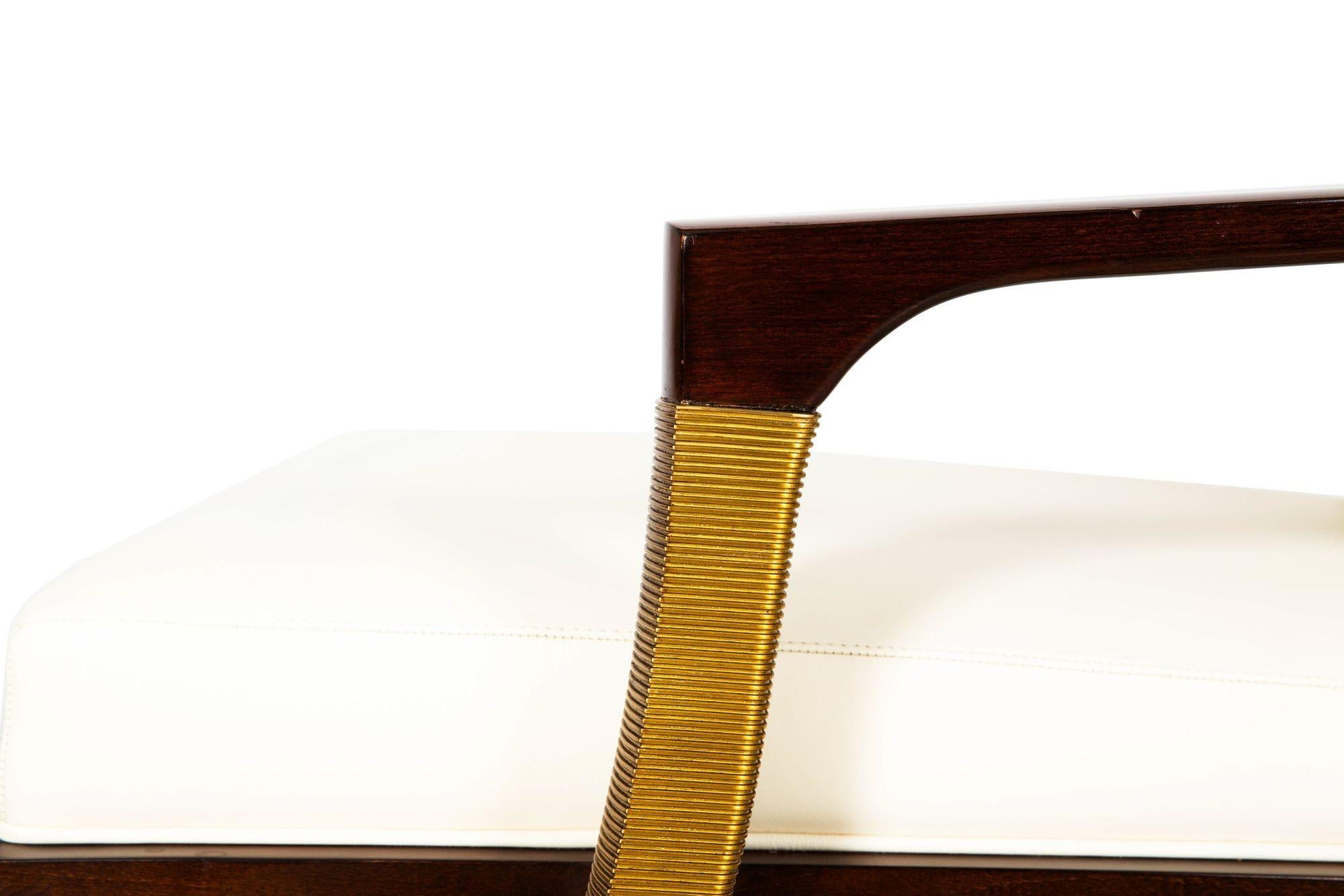 Athens Loungesessel aus Leder von Thomas Pheasant für Baker im Angebot 10