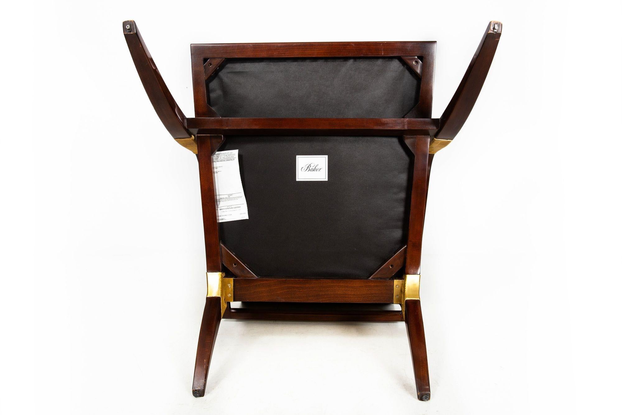 Athens Loungesessel aus Leder von Thomas Pheasant für Baker im Angebot 12