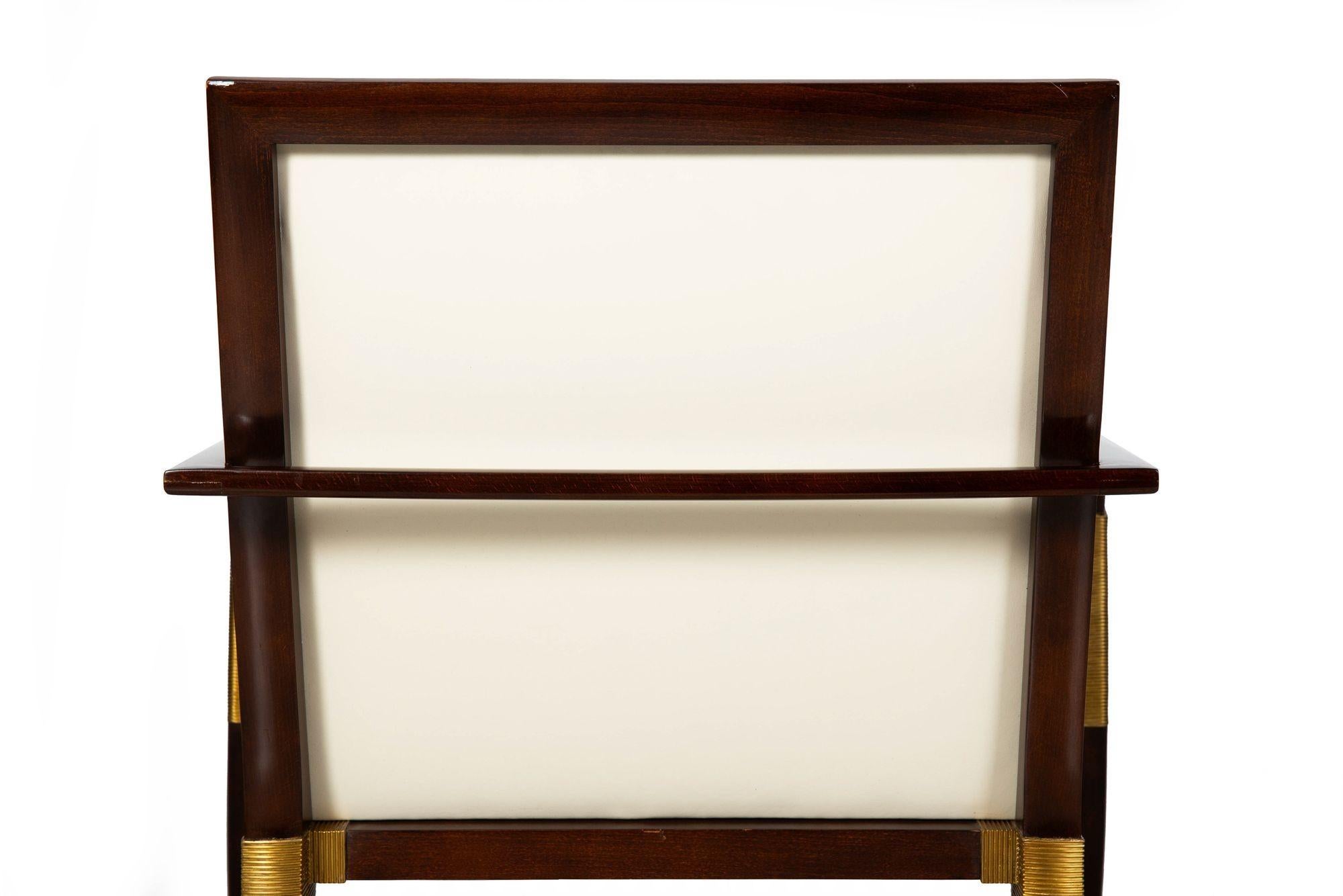 Athens Loungesessel aus Leder von Thomas Pheasant für Baker im Angebot 1