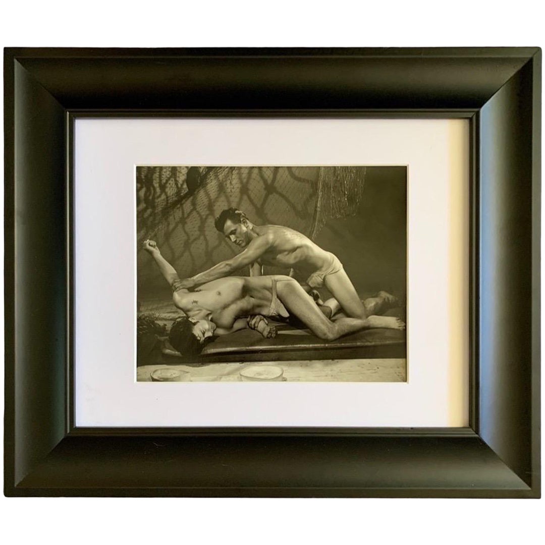 Athletic Model Guild Photo originale de lutteurs par Bob Mizer