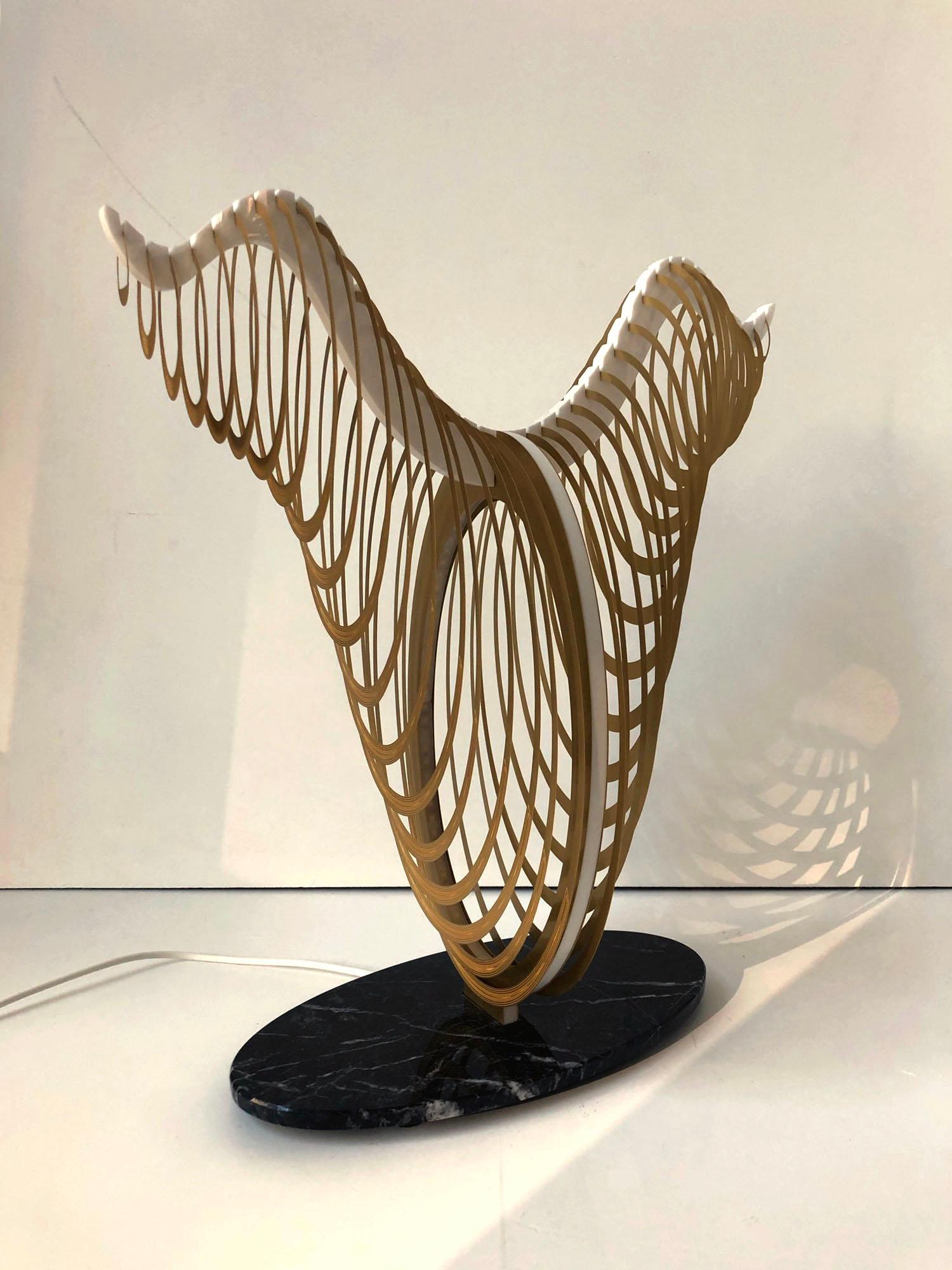 Italian Athor led table lamp For Sale