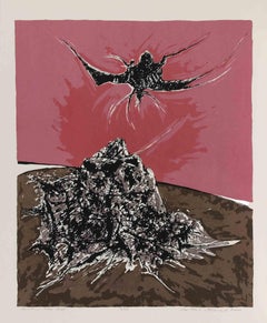 Abstract Composition - Lithograph by Athos Sanchini - 1975