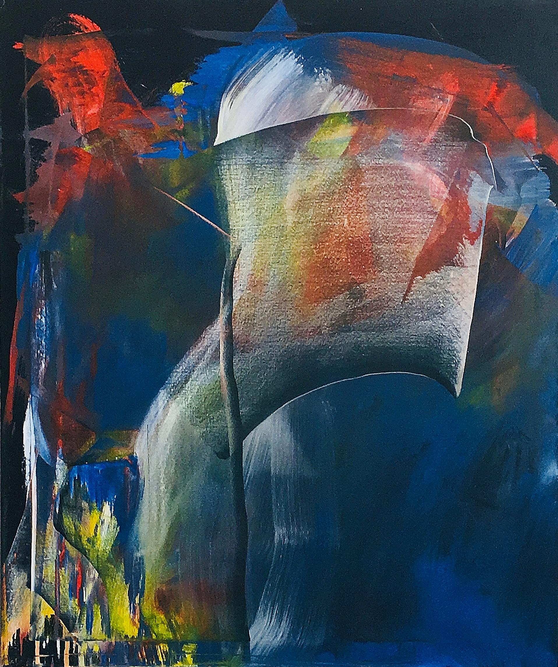 Athos Zacharias Abstract Painting - Nadelman (Tribute to Eli Nadelman)