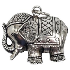 ATI Indonesia Sterling Silver Elephant Pendant #24703