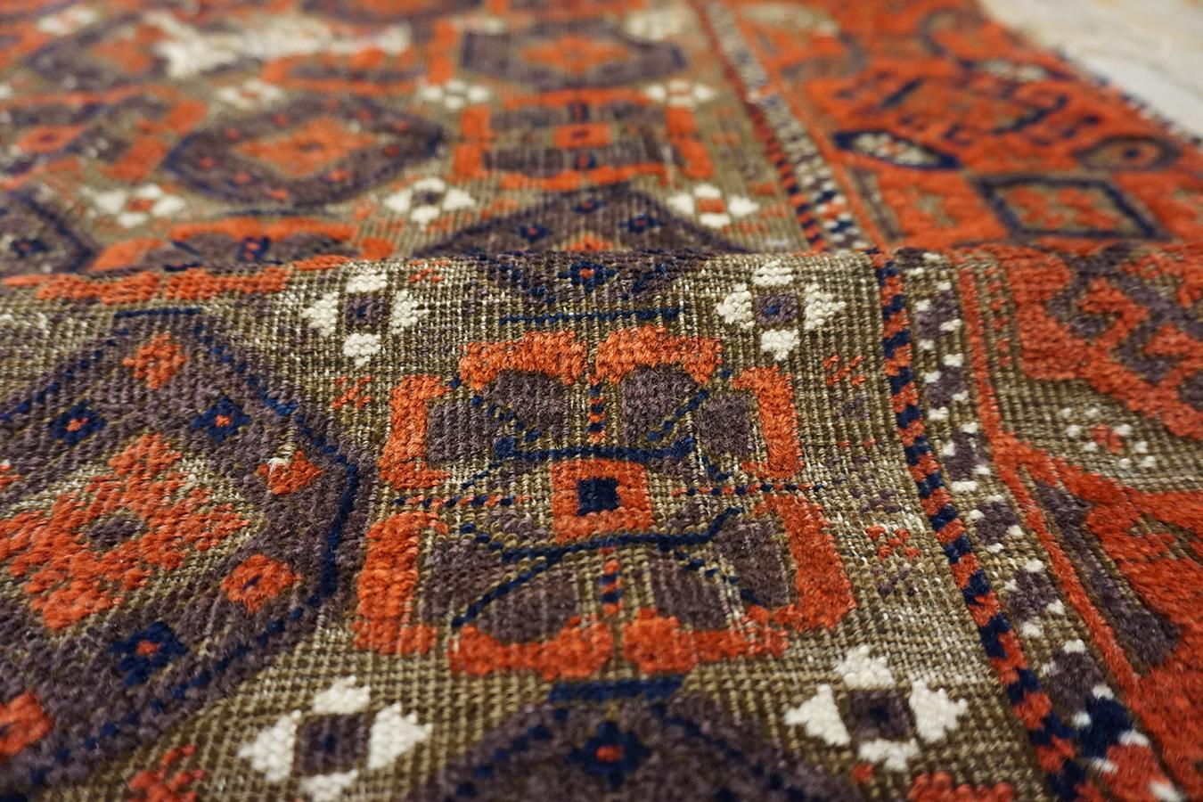 Persian Atique Baluch Turkmen Rug 3'0