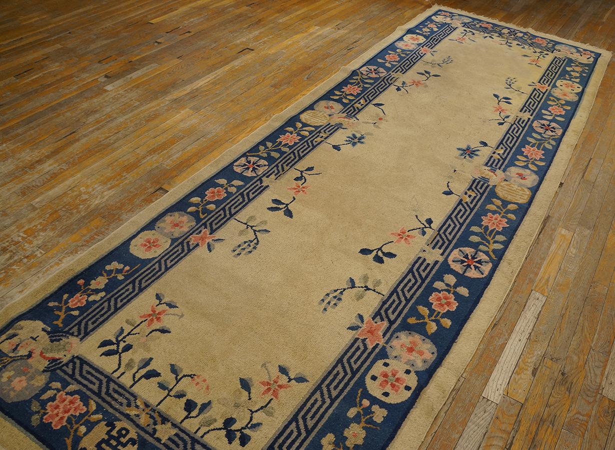 Atique Chinese Rug 4' 2'' x12' 0''  For Sale 3