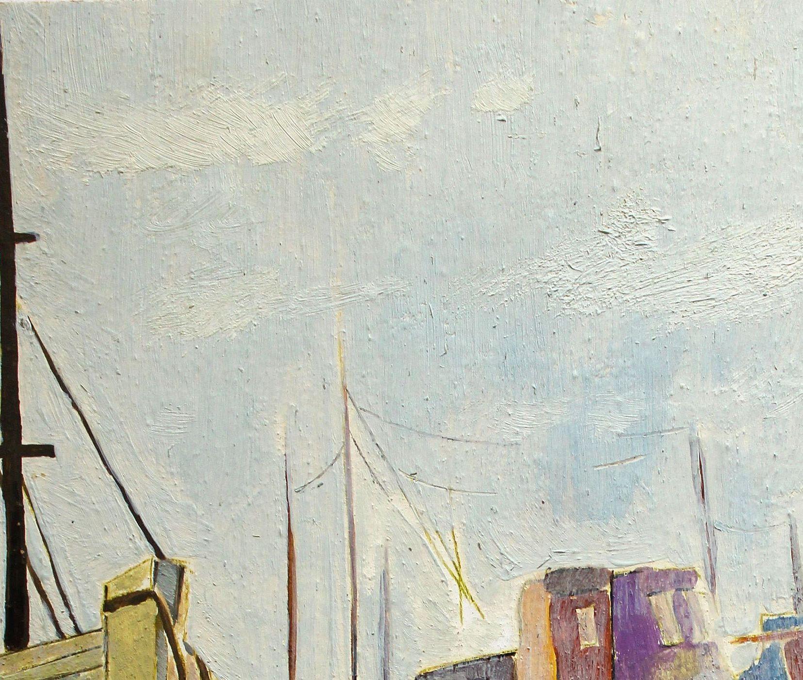 En el puerto

1972, cartón, técnica mixta, 19x17,2 cm

Atis Ievins (1946)
La exposición del artista Atis Ieviņš recuerda los orígenes mismos de la técnica de la serigrafía en el arte letón en la época de los años setenta. Aunque Atis se licenció en