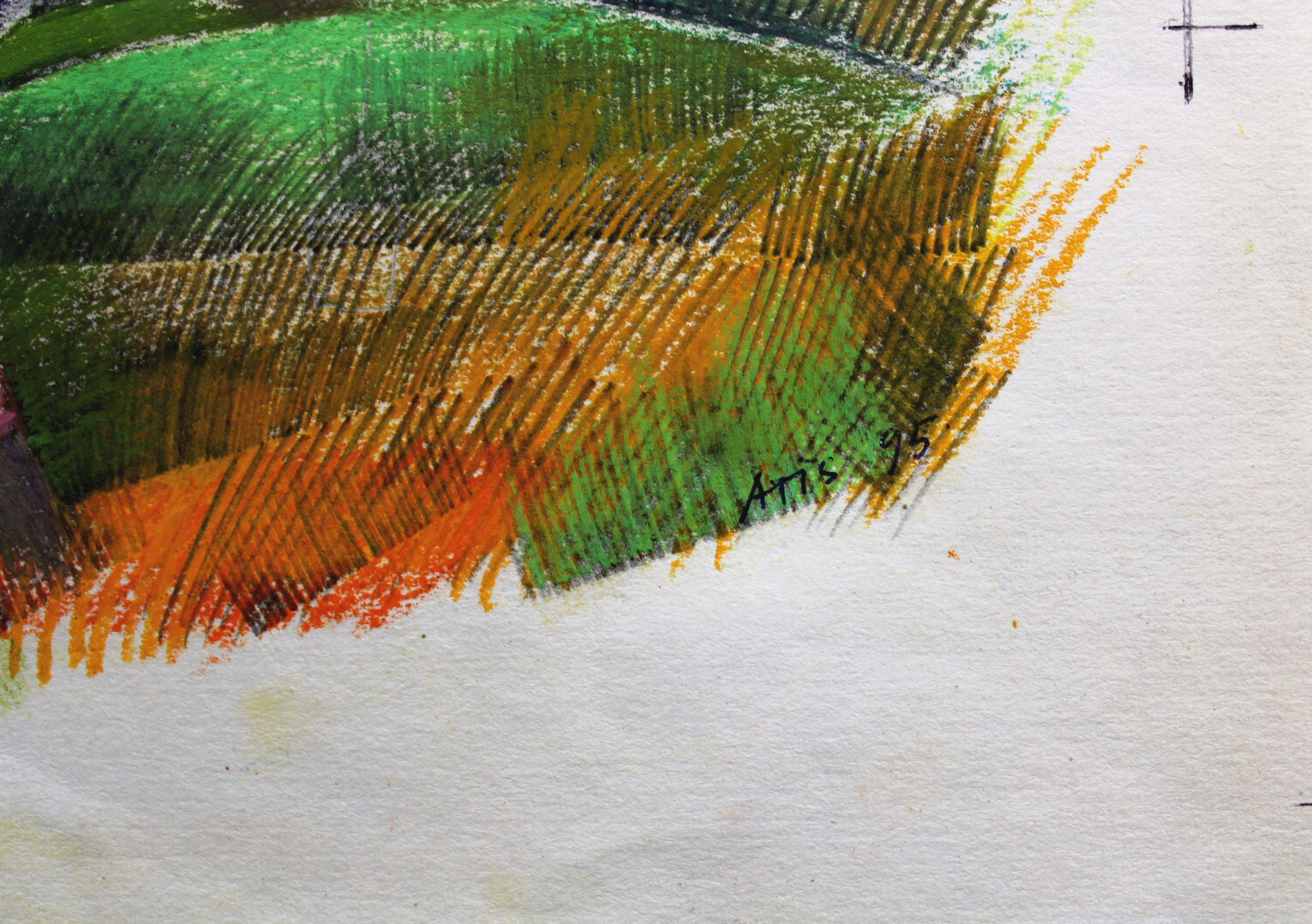 Der Weg nach Hause

1995, Papier, Mischtechnik, 15x22 cm

Atis Ievins (1946)
Die Ausstellung des Künstlers Atis Ieviņš erinnert an die Anfänge der Siebdrucktechnik in der lettischen Kunst in den 1970er Jahren. Obwohl Atis 1974 seinen Abschluss an