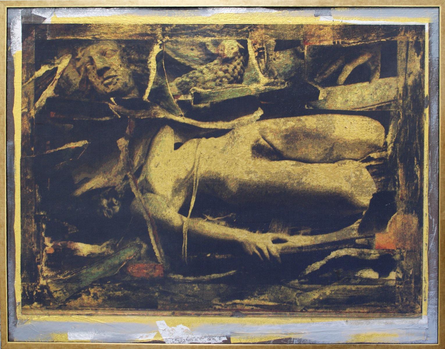 Event. 2019, cardboard, author's technique, 80x100 cm - Art by Atis Ievins