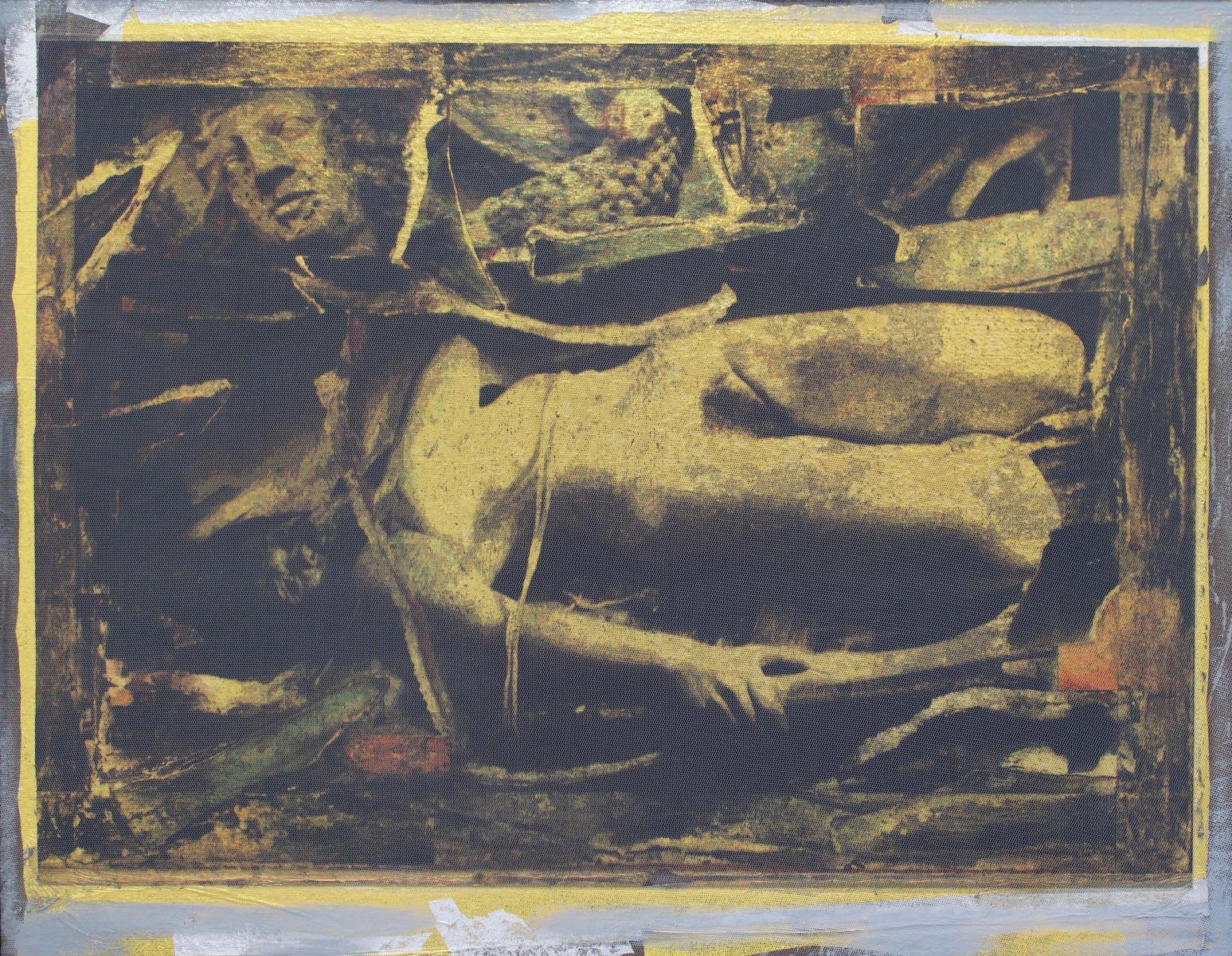 Evento. 2019, cartón, técnica del autor, 80x100 cm