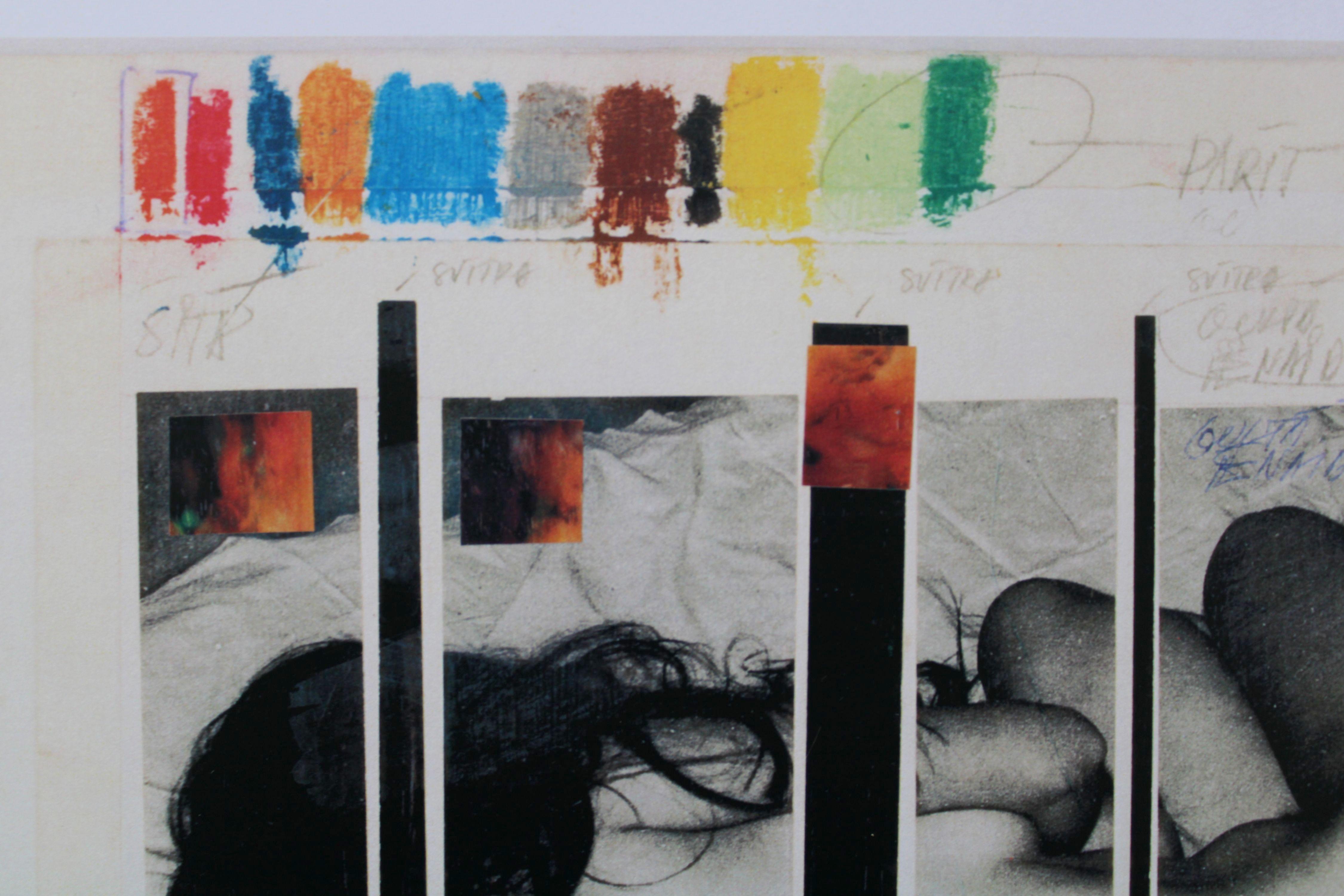 Process. 2010. Paper, mixed media, 21.5x30 cm For Sale 4