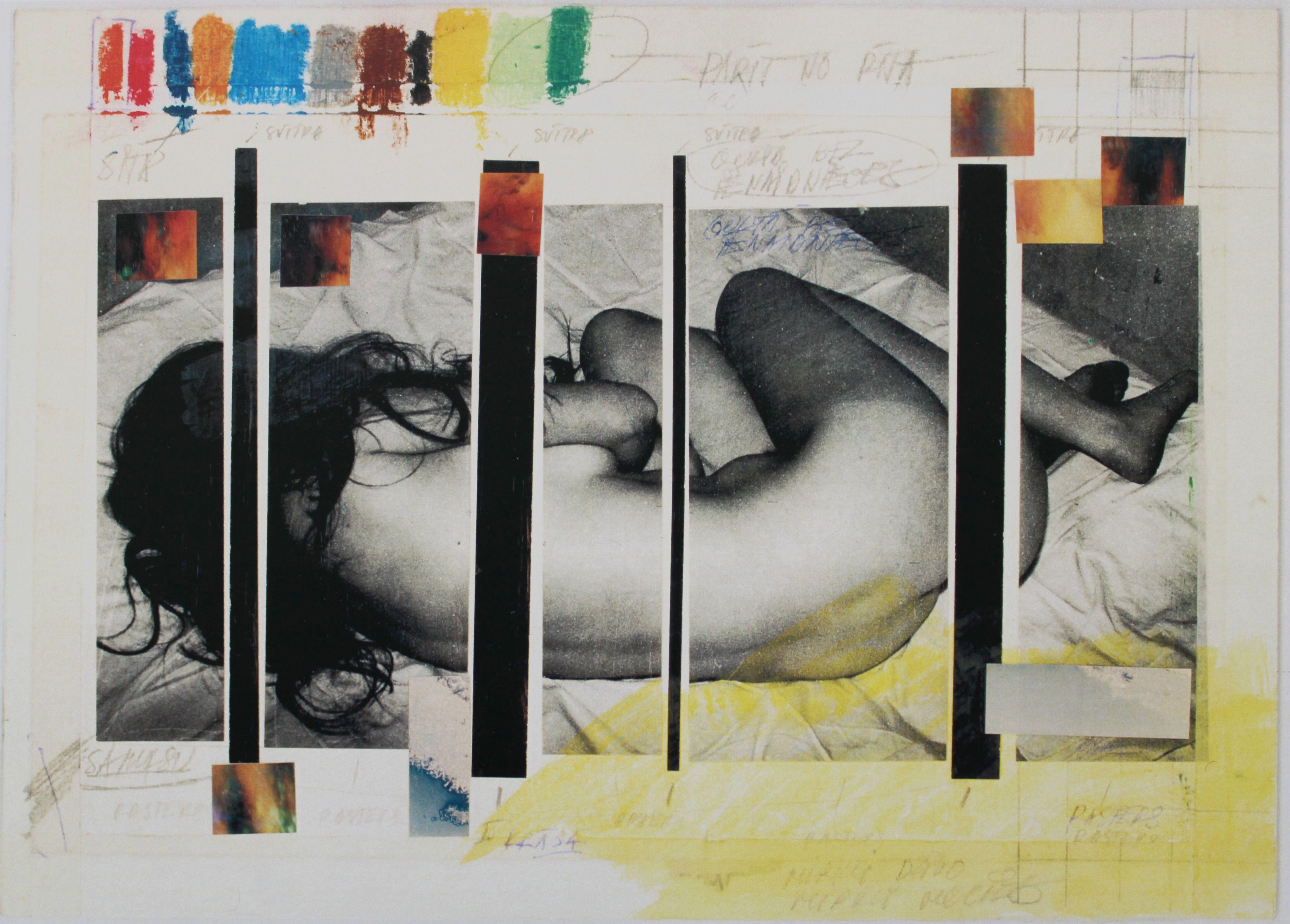 Proceso. 2010. Papel, técnica mixta, 21,5x30 cm