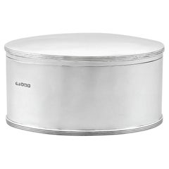 Atkin Brothers Antique 1920 Sterling Biscuit Box