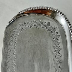 Atkin Brothers Sheffield England Stag Horn Handle & Silver Plate Table Crumber