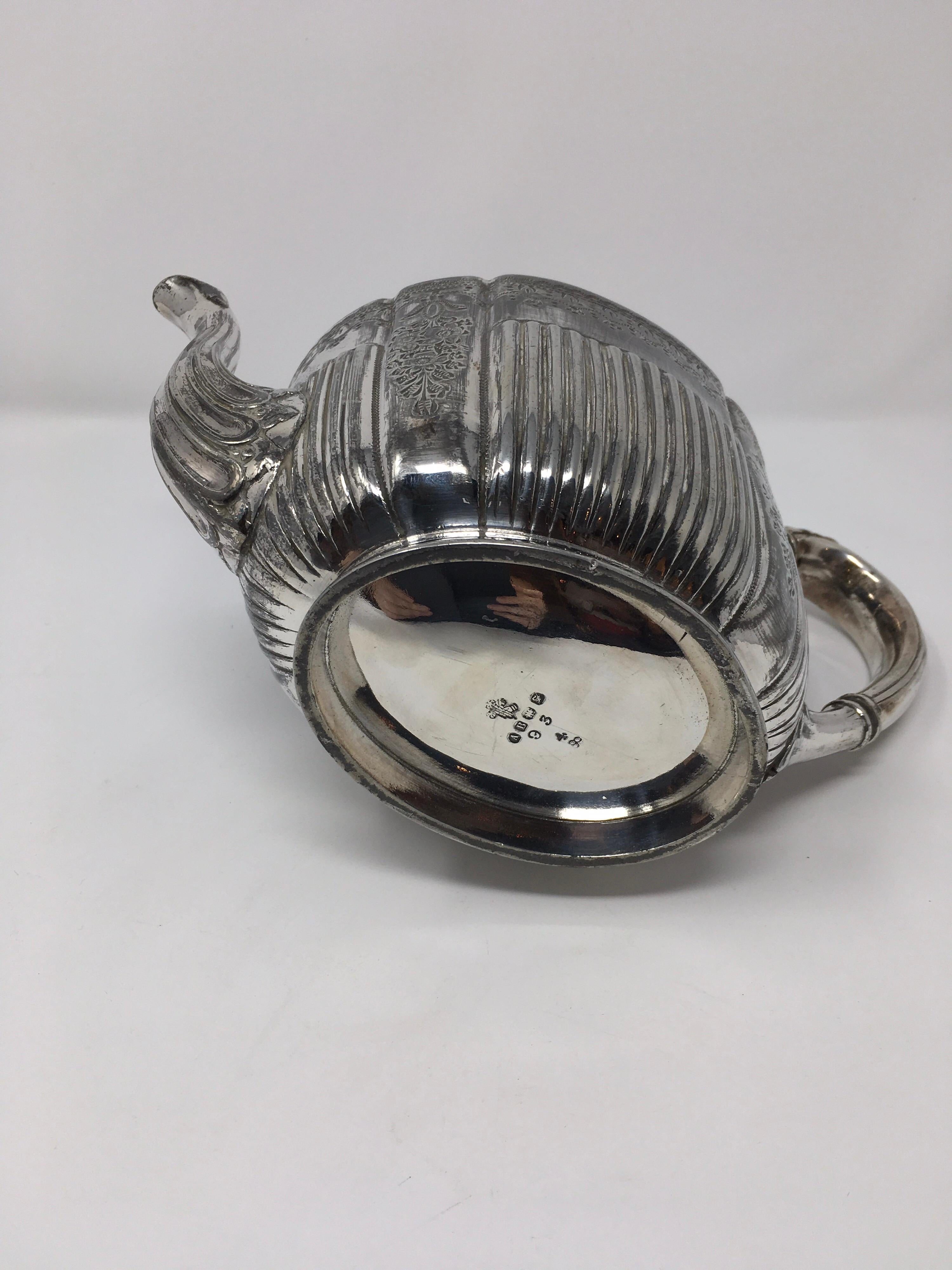 Atkin Brothers Silver Plate Teapot In Good Condition In Houston, TX