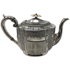 Atkin Brothers Silver Plate Teapot