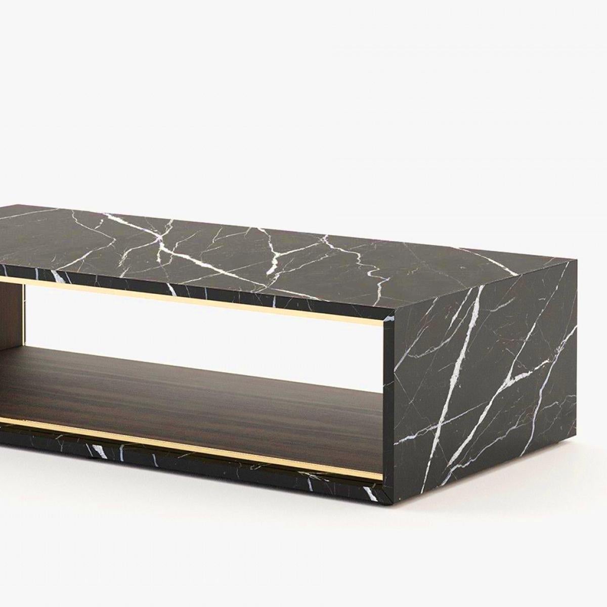 Atlanta Marble Coffee Table In New Condition For Sale In Paris, FR