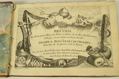 Atlas náutico del Mediterráneo, con 121 láminas, de Joseph Roux, 1779