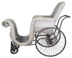 Atlantic City Antique Bloch Boardwalk Rolling Chair Victorian Carriage Push Cart