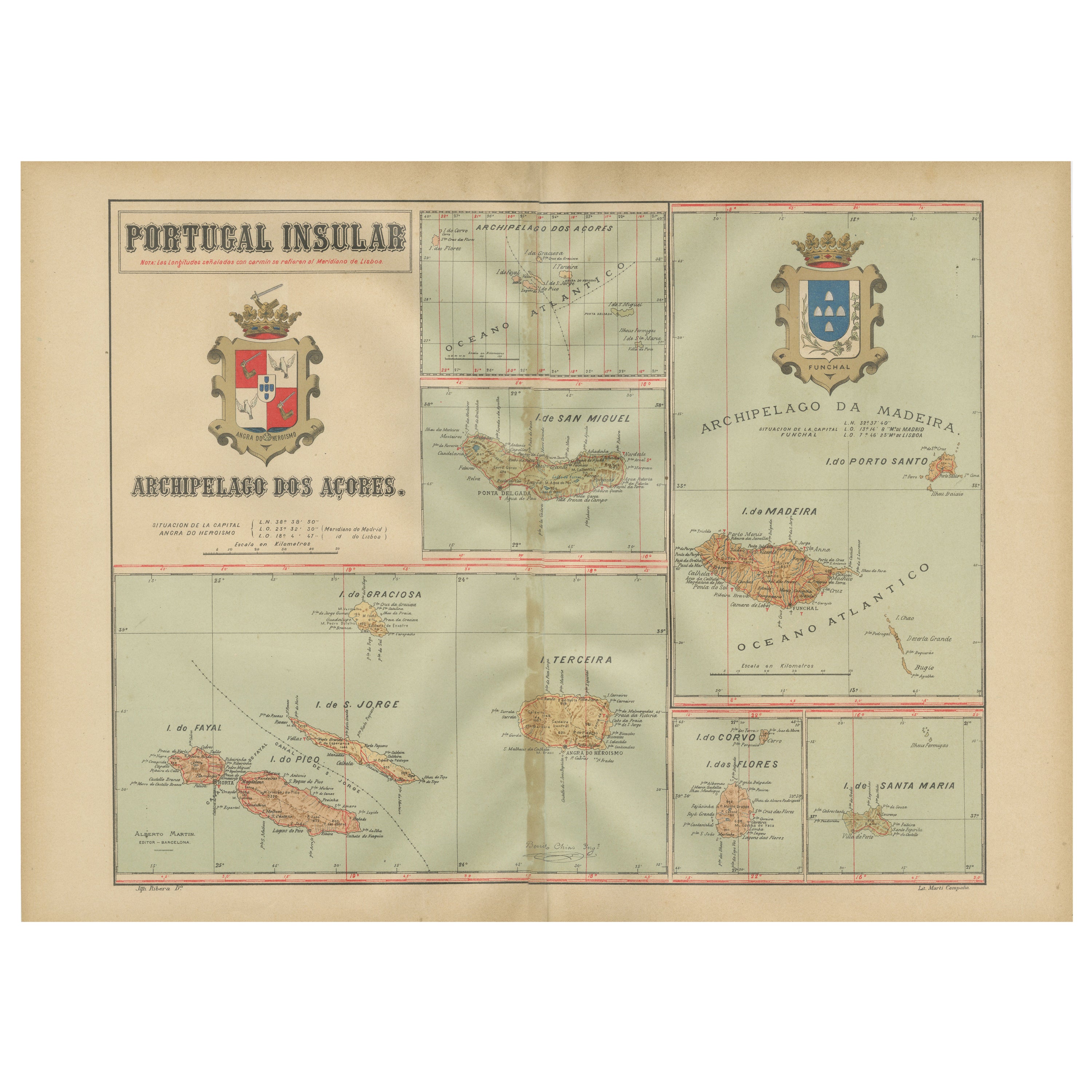 El Edén Atlántico: Los archipiélagos de las Azores y Madeira en 1903