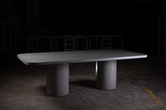 Atlantic Rectangular Dining Table in Oak with a Grey Finish by No Age Studio