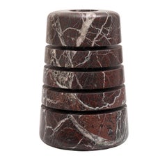 Atlantico M Red Marble Vase by Andrea Ghisoni