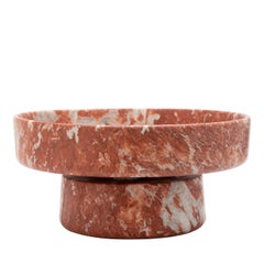 Atlantico Red Marble Bowl by Andrea Ghisoni